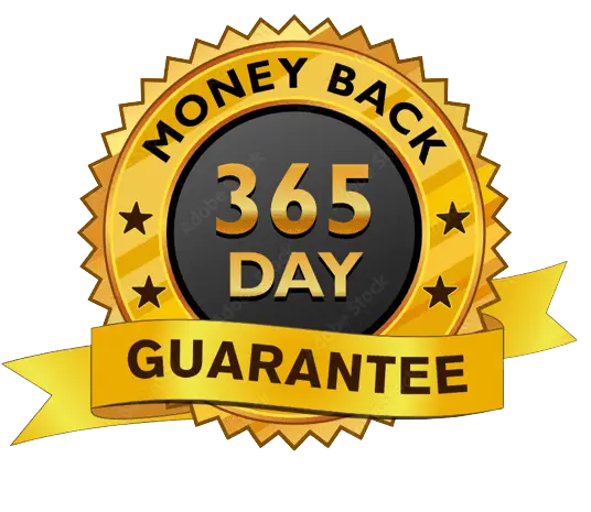 100% Money Back Guarantee